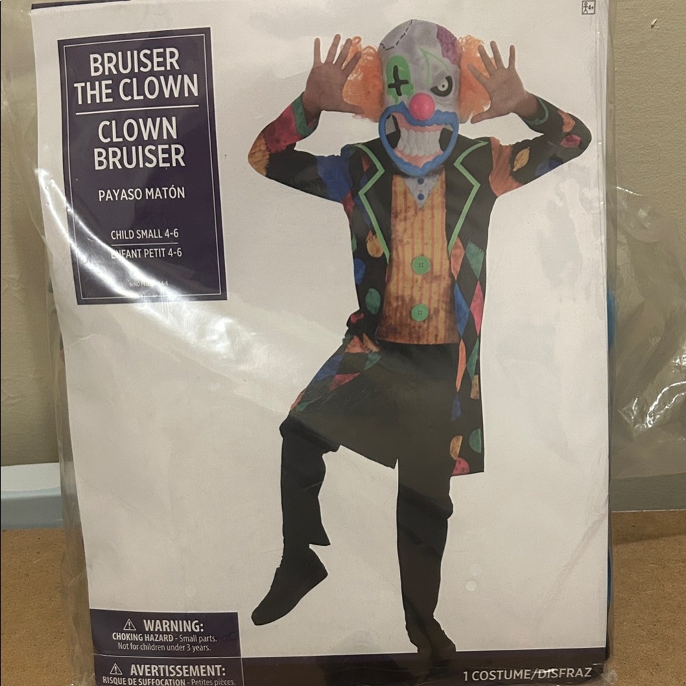 Bruiser the Clown Kids Costume